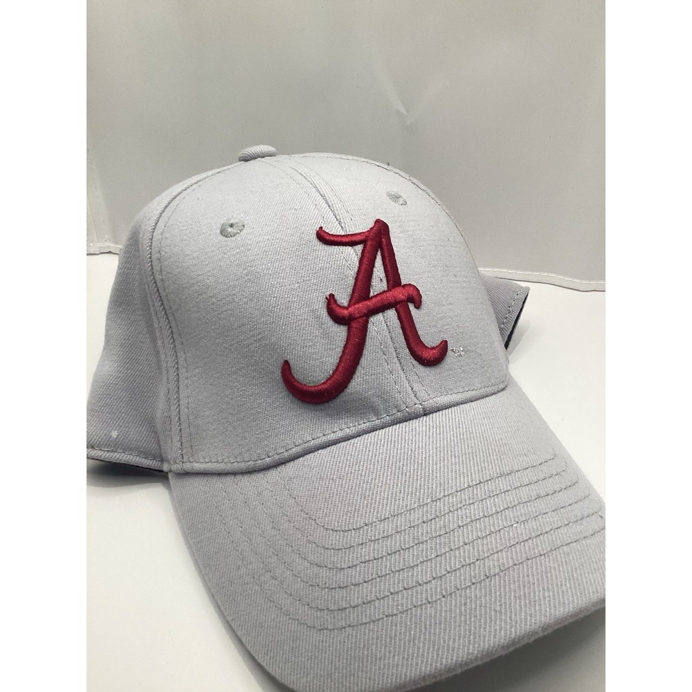 Top Of The World Alabama Crimson Tide One-Fit‎ Hat S/M Gray/Crimson
